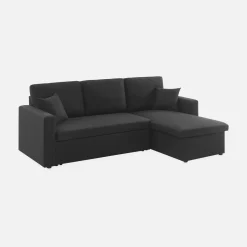 3-seater reversible corner sofa bed with storage