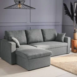 3-seater reversible corner sofa bed with storage