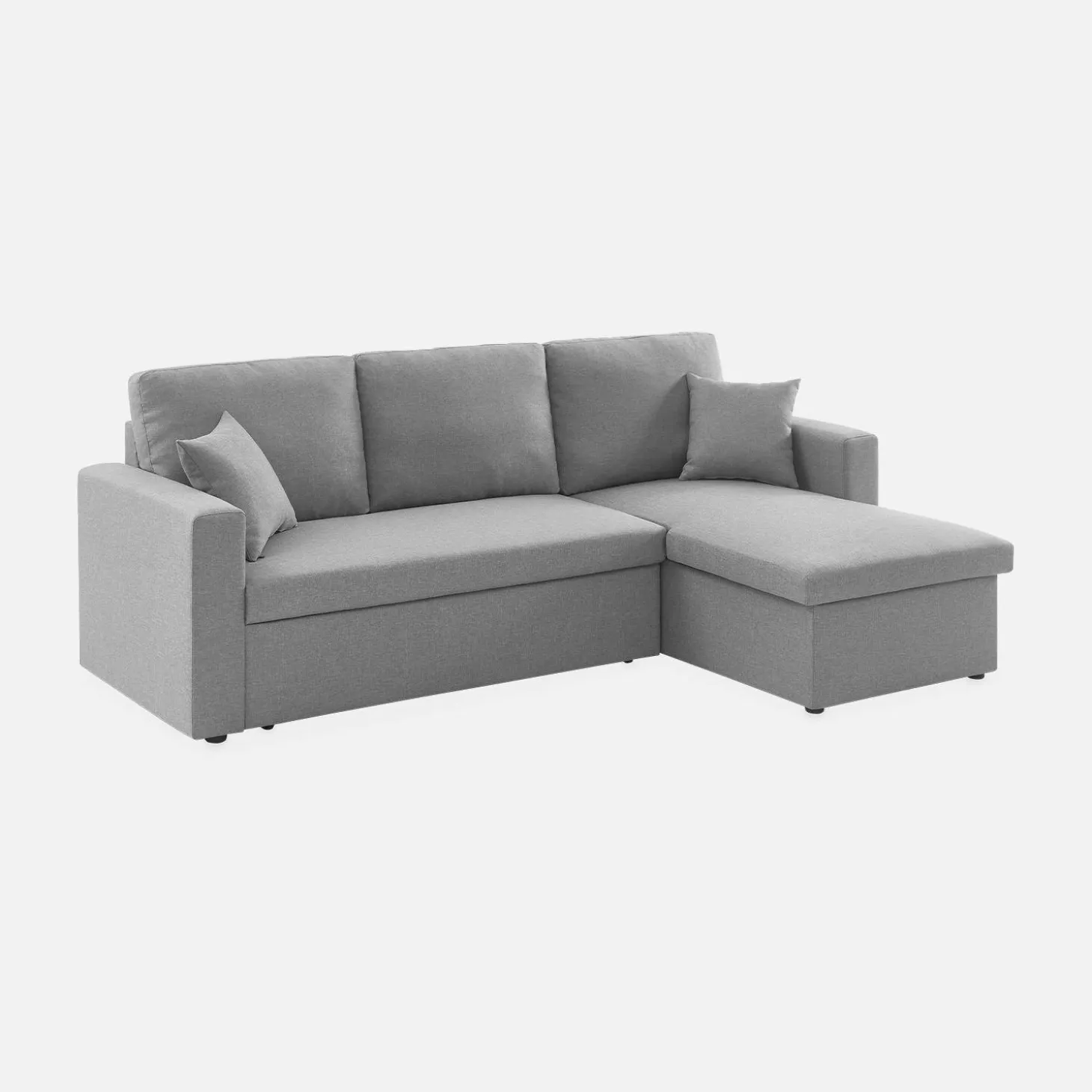 3-seater reversible corner sofa bed with storage