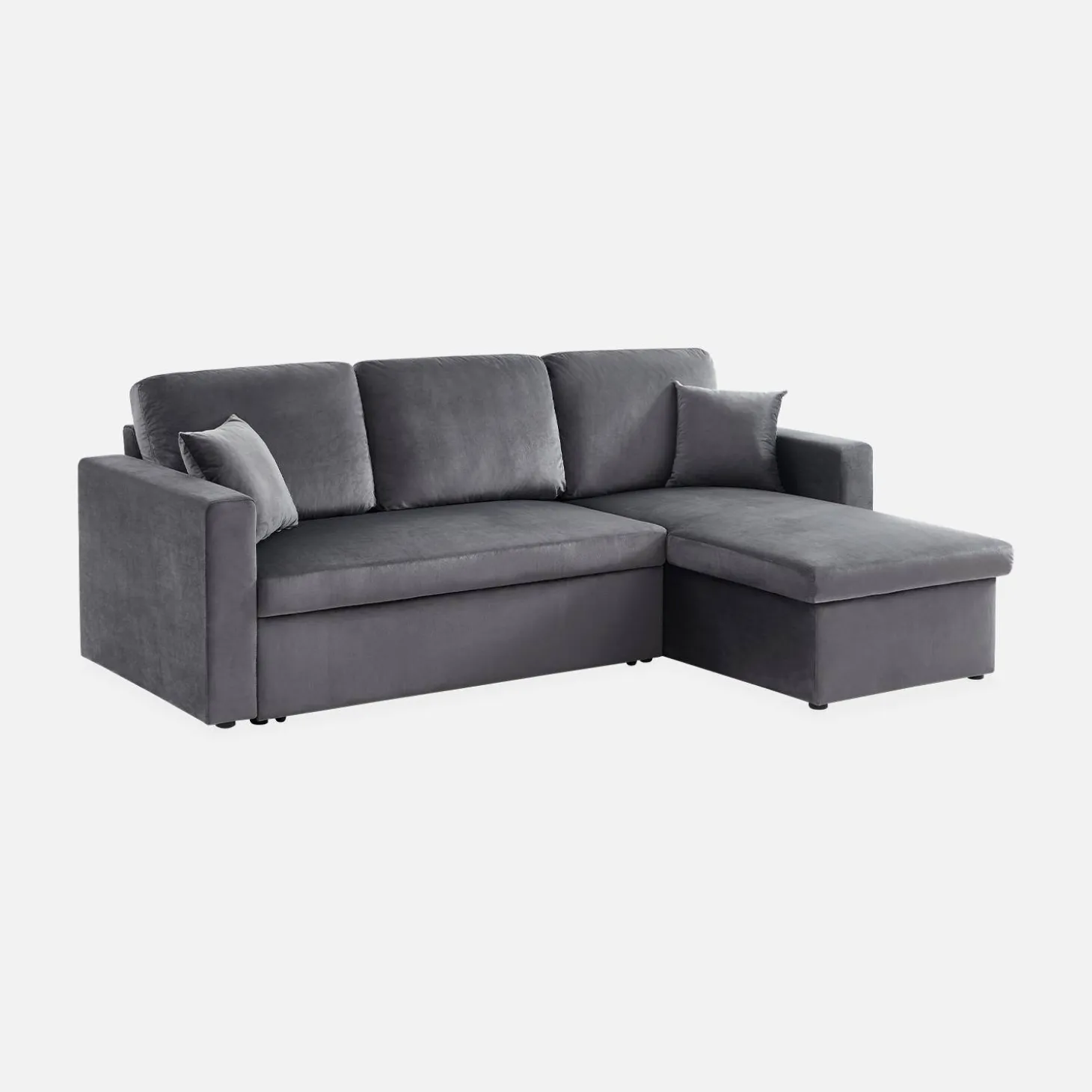 3-seater reversible corner sofa bed with storage