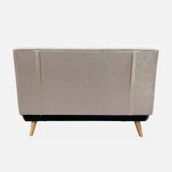 2-seater scandi-style folding sofa bed