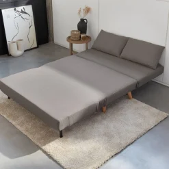 2-seater scandi-style folding sofa bed