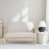 2-seater scandi-style loveseat sofa