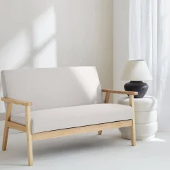 2-seater scandi-style loveseat sofa