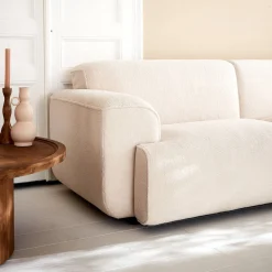 3-seater sofa in boucle fabric