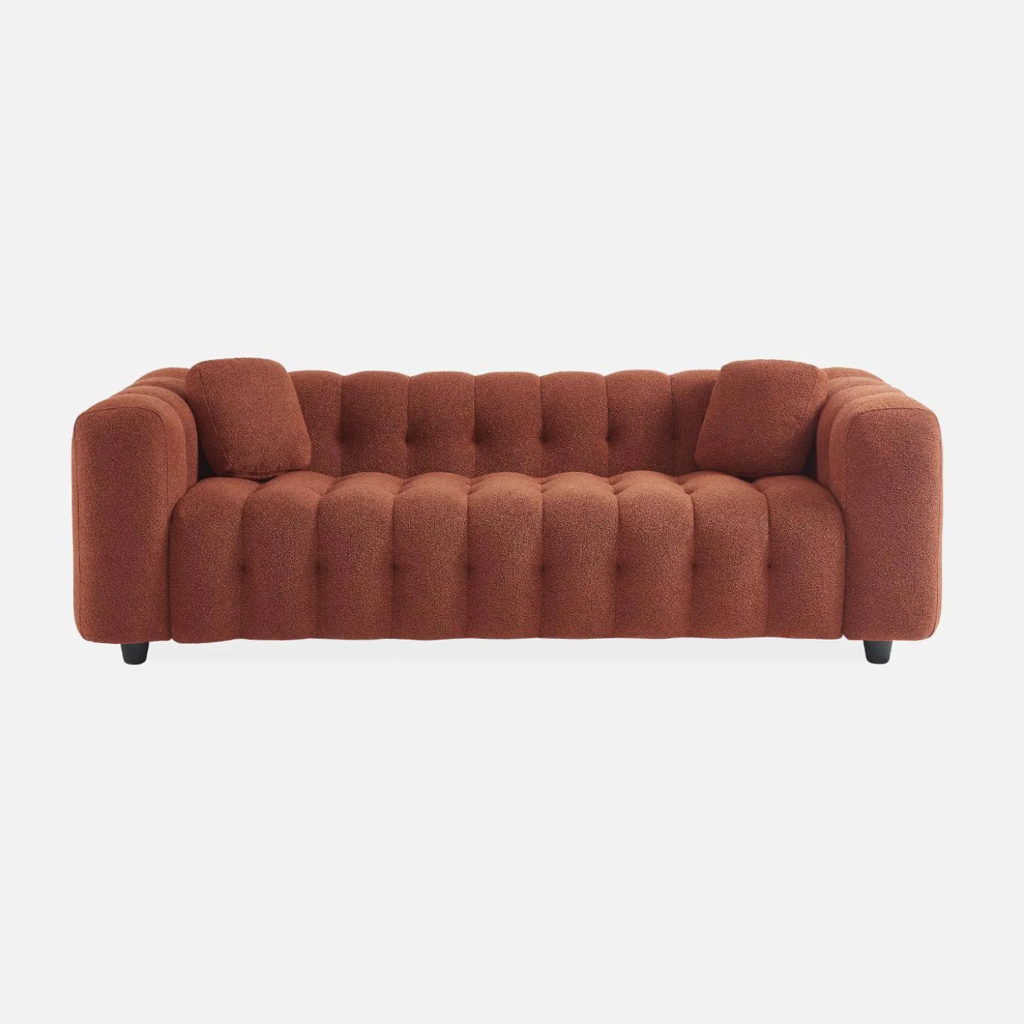 3-seater sofa, upholstered in textured boucle fabric