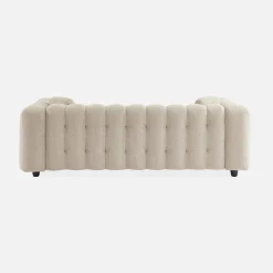 3-seater sofa, upholstered in textured boucle fabric