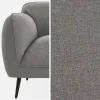 3-seater sofa with metal legs