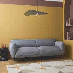 3-seater sofa with metal legs