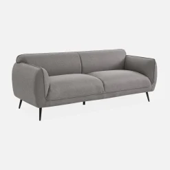 3-seater sofa with metal legs