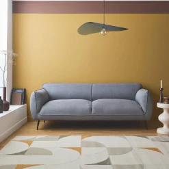 3-seater sofa with metal legs