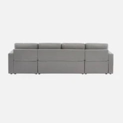 4-seater u shaped sofa bed in fabric