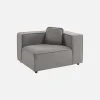 2-seater water-repellent, modular sofa