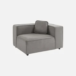 2-seater water-repellent, modular sofa
