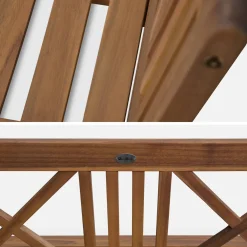3-seater wooden bench