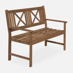3-seater wooden bench