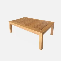 4-seater wooden garden sofa set