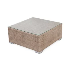 5-seater woven resin garden furniture set