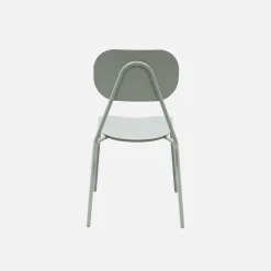 Set of 4 aluminium garden chairs