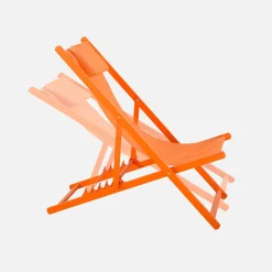 Set of 2 Aluminium multi-position sun loungers