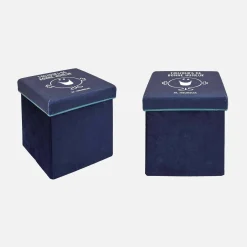 Set of 2 box stools - Mr. Happy