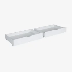 Set of 2 children's bed drawers pine wood