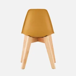Set of 2 children's chairs Scandinavian style with beech wood