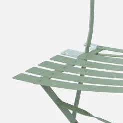 Set of 2 folding garden chairs