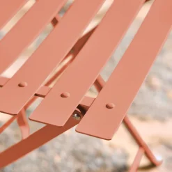 Set of 2 folding garden chairs