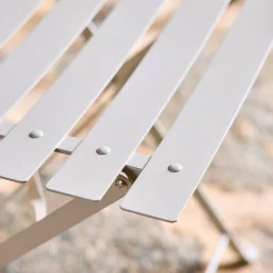 Set of 2 folding garden chairs