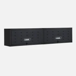 Set of 2 high storage cabinets for garages