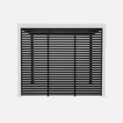 Set of 3 louvers 100cm for bioclimatic pergola Triomphe 3x3m V2 3x4m 3x6m