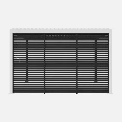 Set of 3 louvers 130cm for bioclimatic pergola Triomphe 3x4m