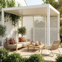 Set of 3 louvers 100cm for bioclimatic pergola Triomphe 3x3m V2 3x4m 3x6m