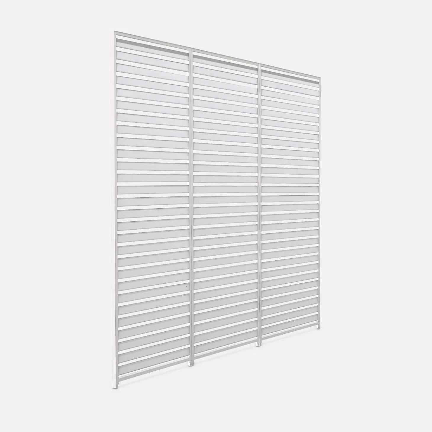 Set of 3 louvers 130cm for bioclimatic pergola Triomphe 3x4m