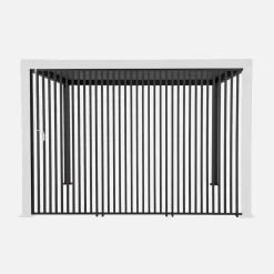 Set of 3 vertical louvers 130cm for bioclimatic pergola Triomphe