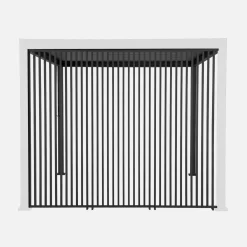 Set of 3 vertical louvers 100cm for bioclimatic pergola Triomphe