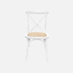 Set of 2 Vintage Wooden Bistro Chairs