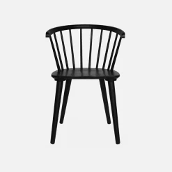 Set of 4 wooden and plywood chairs