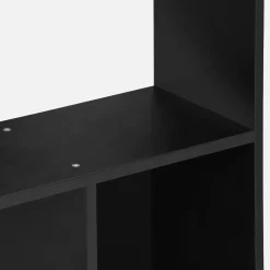 5-shelf bookcase with 10 compartments