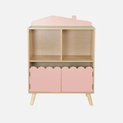 2-shelf 2-door children's bookcase