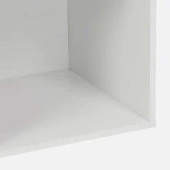Shelf, library, wood decor storage module 2 shelves