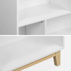 4-shelf scandi-style bookcase