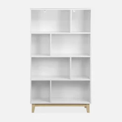 4-shelf scandi-style bookcase