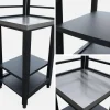 2-shelf steel outdoor kitchen