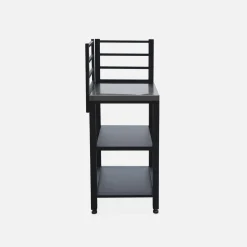 2-shelf steel outdoor kitchen