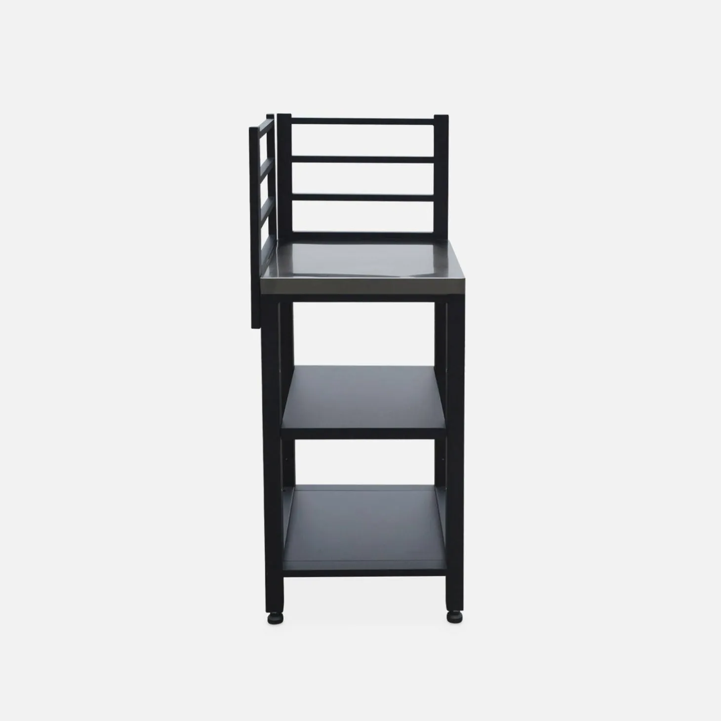 2-shelf steel outdoor kitchen