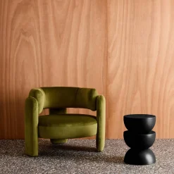 Side table, end table, bedside table metal Ø32 x H46.5cm