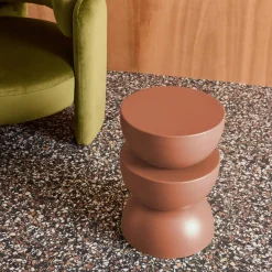 Side table, end table, bedside table metal Ø32 x H46.5cm