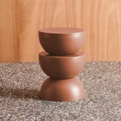 Side table, end table, bedside table metal Ø32 x H46.5cm